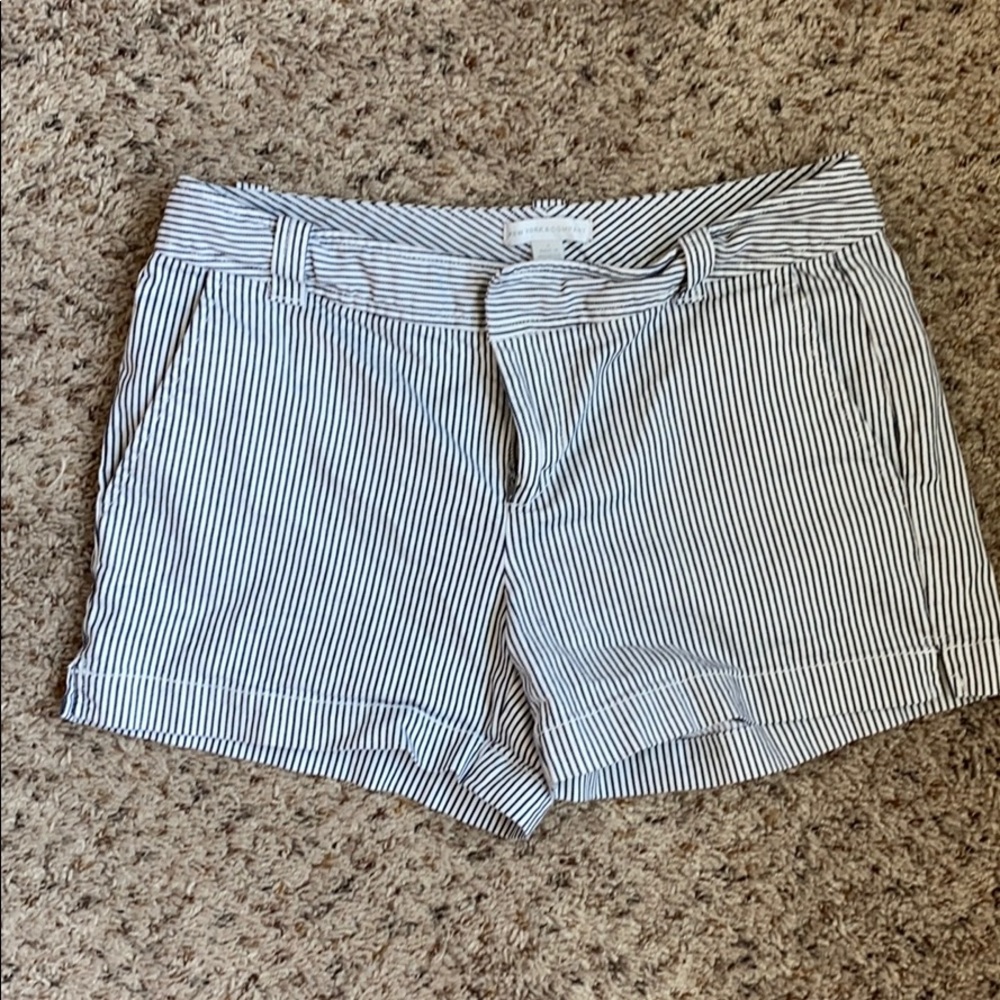 Pinstripe shorts